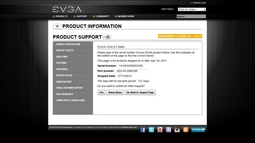 EVGA GeForce GTX 780 Ti Classified 3GB GDDR5 PCIE Video Card P/N 03G-P4-2888-KR - Picture 2 of 2