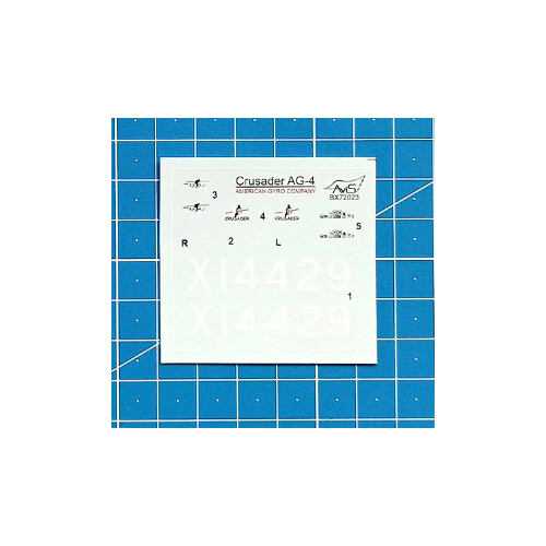 Avis 72023 Maßstab 1:72 Plastik Modellbausatz Flugzeug American Gyro AG-4 Crusader - Bild 12 von 12