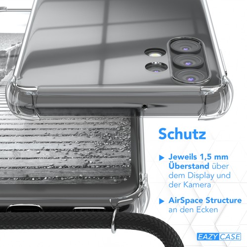 EAZY CASE do Samsung Galaxy A32 5G Etui z paskiem Łańcuszek na telefon komórkowy Silikonowe etui TPU - Zdjęcie 5 z 26