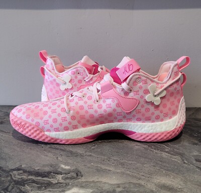 Adidas Harden Vol 6 Monogram Pink Men's Basketball Shoes Size 13