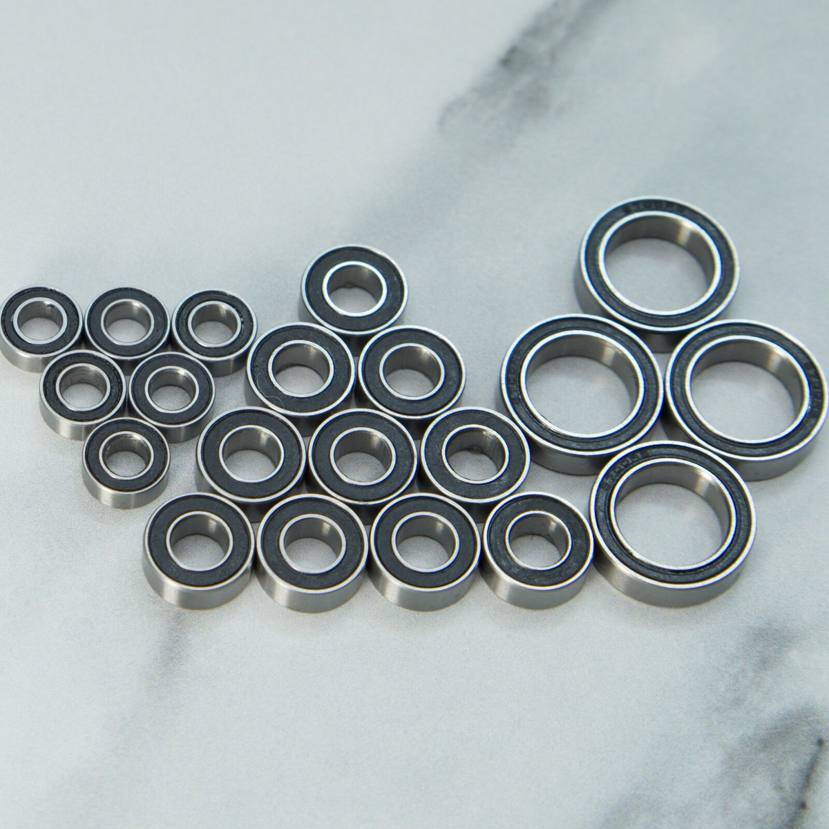 Yokomo YD-2RX Drift Kit, YD-2ZX Drift Kit - 20 Pcs Rubber Sealed