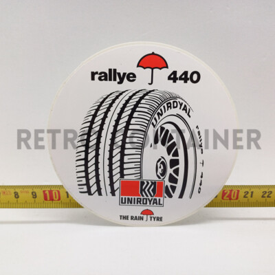 Vintage Sticker Sticker Sticker 80's - Uniroyal Tires Rally Tyres R. D5