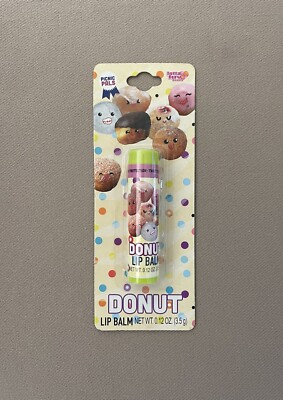 .12 Oz Picnic Pals  Donut  Flavored Lip Balm By Lotta Luv Beauty, New In Package