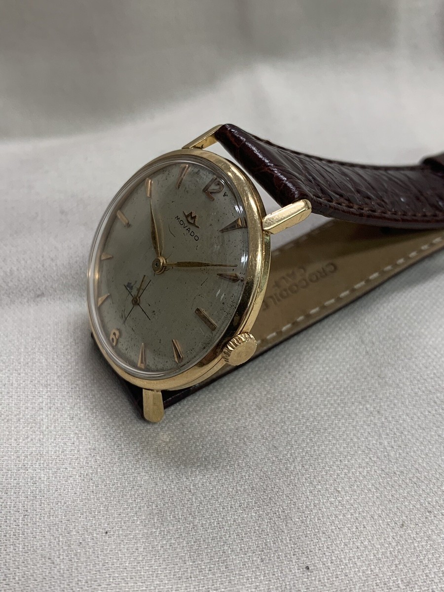 Vintage Movado Bumper 34mm Gold