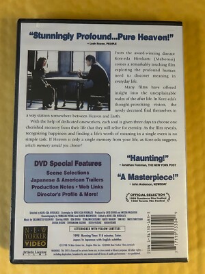 (未使用･未開封品)After Life (Criterion Collection) [DVD] After Life (Criterion Collection) (Blu-ray, 1998) for sale online