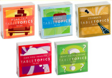 5 x TABLE TOPICS Travel Size Edition Card Game Tabletopics NEW