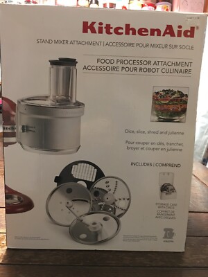 kitchenaid mixer food processor attachment not working