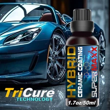 CERAMIC CAR COATING HYBRID POLYSILAZANE "TRICURE" PRO GRADE PAINT PROTECTION KIT