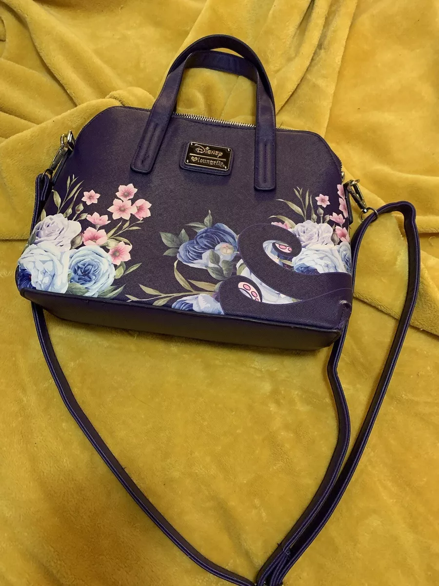 Loungefly Disney Villains Saddle Crossbody Purse Ursula Maleficent Cruella  Used