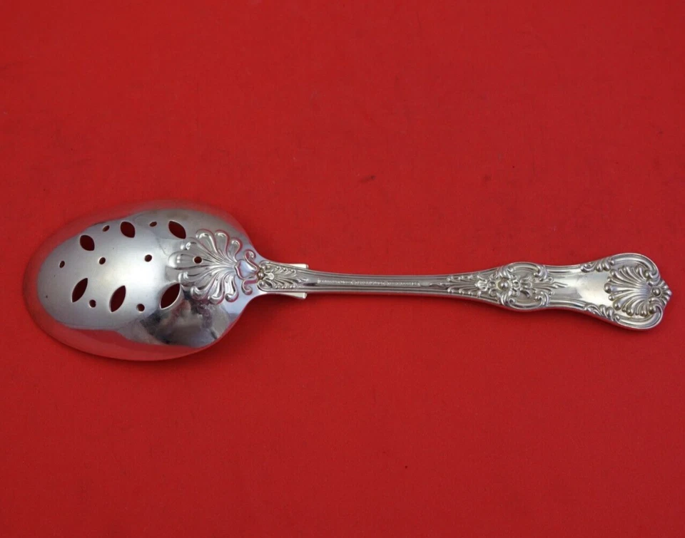 English King by Tiffany and Co Sterling Silver Vegetable Serving Spoon Pcd 9" - Image 2 of 3
