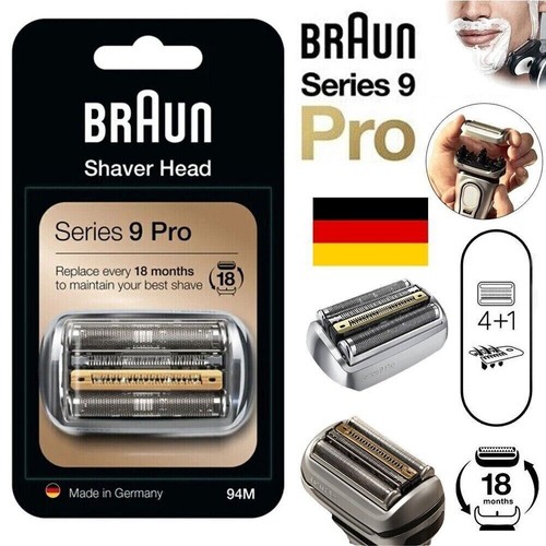 Braun Kombipack 94M pieza de repuesto cabezal de afeitado para Series 9 Pro&Series 9 DE 丶丶-