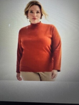 Plus Size Croft & Barrow Essential Long-Sleeve Mockneck Top Size 5x