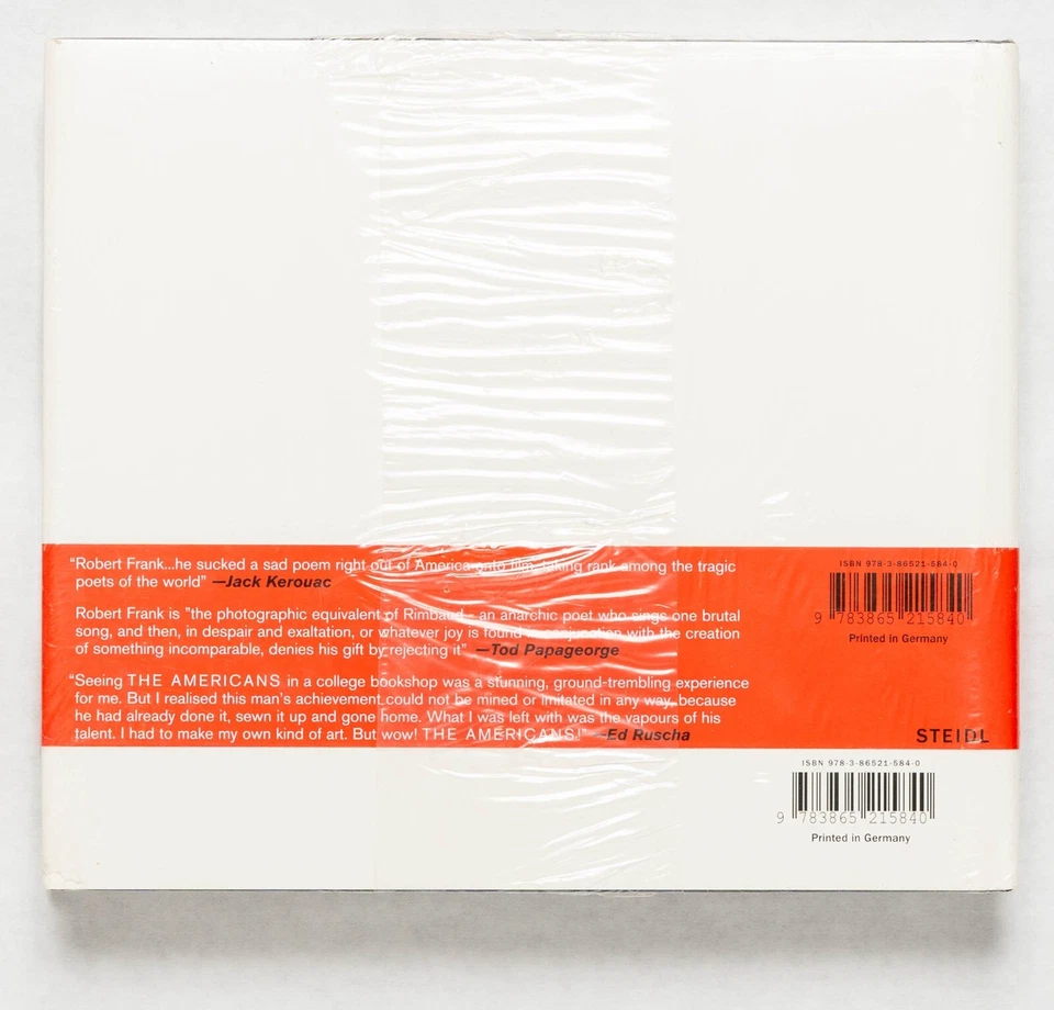 ROBERT FRANK - THE AMERICANS - 2008 STEIDL 1ST ED W/RED OBI lines hand new york Foto 2 de 2