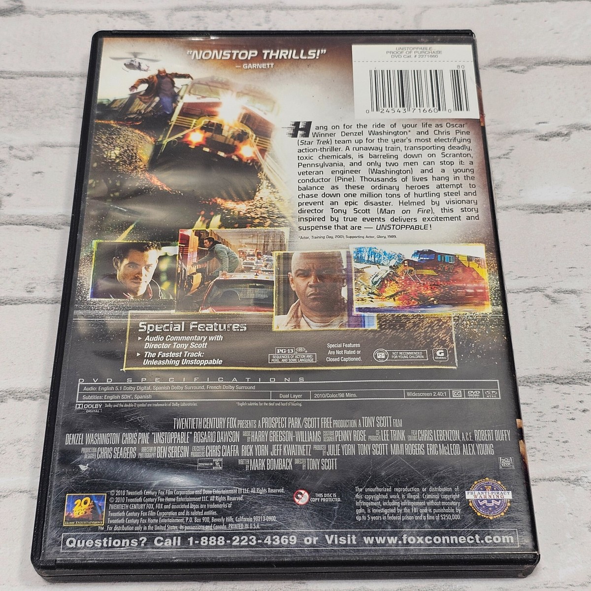 Unstoppable (DVD, 2010) | eBay