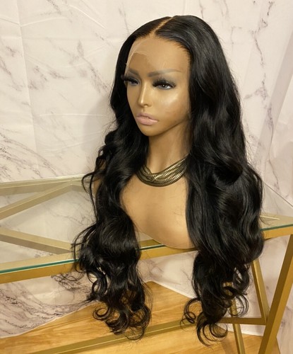 Luxury Virgin Human Hair Lace Wig 26 Inches - Picture 6 of 10
