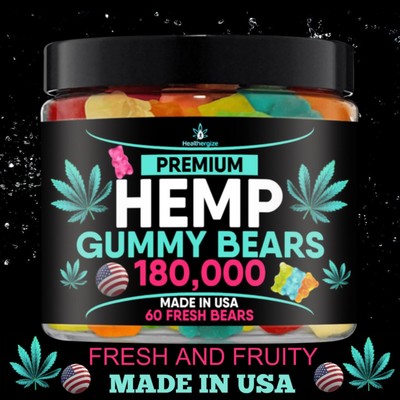 Natural Sleep Gummies-Relax, Stress, Pain, Muscle, Anxiety, Calm-USA MADE