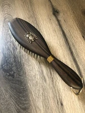 Vintage Japan Clothes Brush Wood Grain Emblem