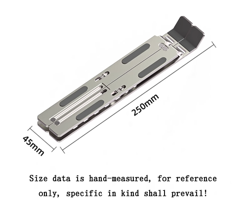 Aluminum Laptop Stand Adjustable Heat Sink Stand Foldable Portable - 第 5/7 張圖片