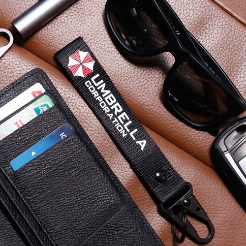 Auto Schlüsselband- Resident Evil Umbrella Corp. Hand Lanyard Anhänger Schwarz - Bild 2 von 2