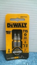 Dewalt Max Fit T15 1" Bit Tips 2 Pk   (DWA1T15-2)  FS