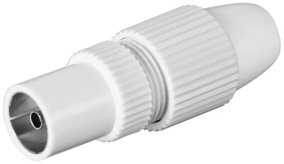 quick KOAX Antennen Buchse IEC gerade TV SAT HD weiblich Kupplung Kabel Koaxial