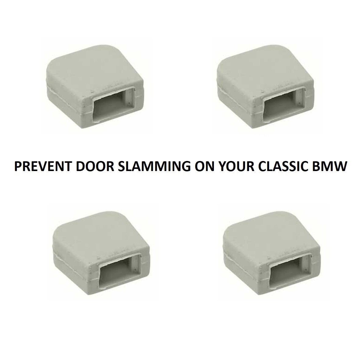 1966-89 BMW Door Lock Latch Lever Buffer Difficult Hard to Shut Slam Repair Kit