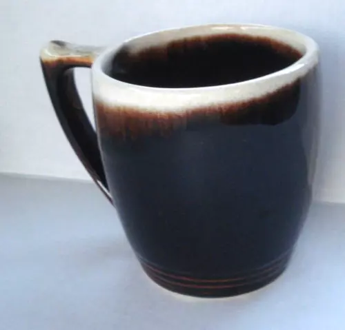 Vintage Pfaltzgraff USA Brown Drip Glaze Stoneware Coffee Mug Cup