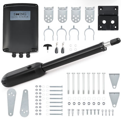 #ad CO Z Automatic Swing Gate Opener Kit with Remote Controls for 1100lb Gates $215.99