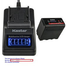 Kastar Battery LCD Quick Charger for Sony NP-F970 CCD-TR500 CCD-TR511 CCD-TR512