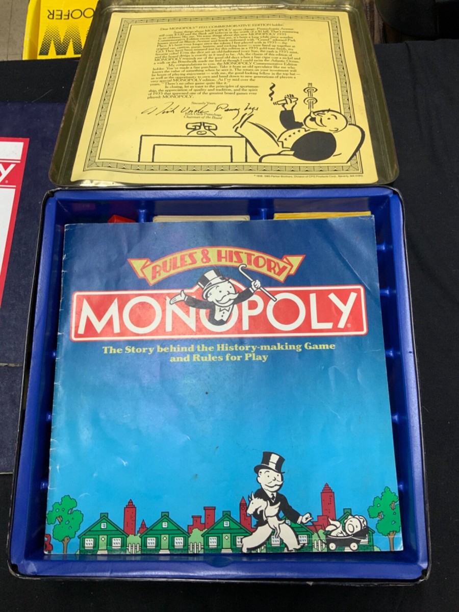 人生ゲーム MONOPOLY 1935 COMMEMORATIVE EDITION 人生ゲーム MONOPOLY 1935 COMMEMORATIVE EDITION Monopoly