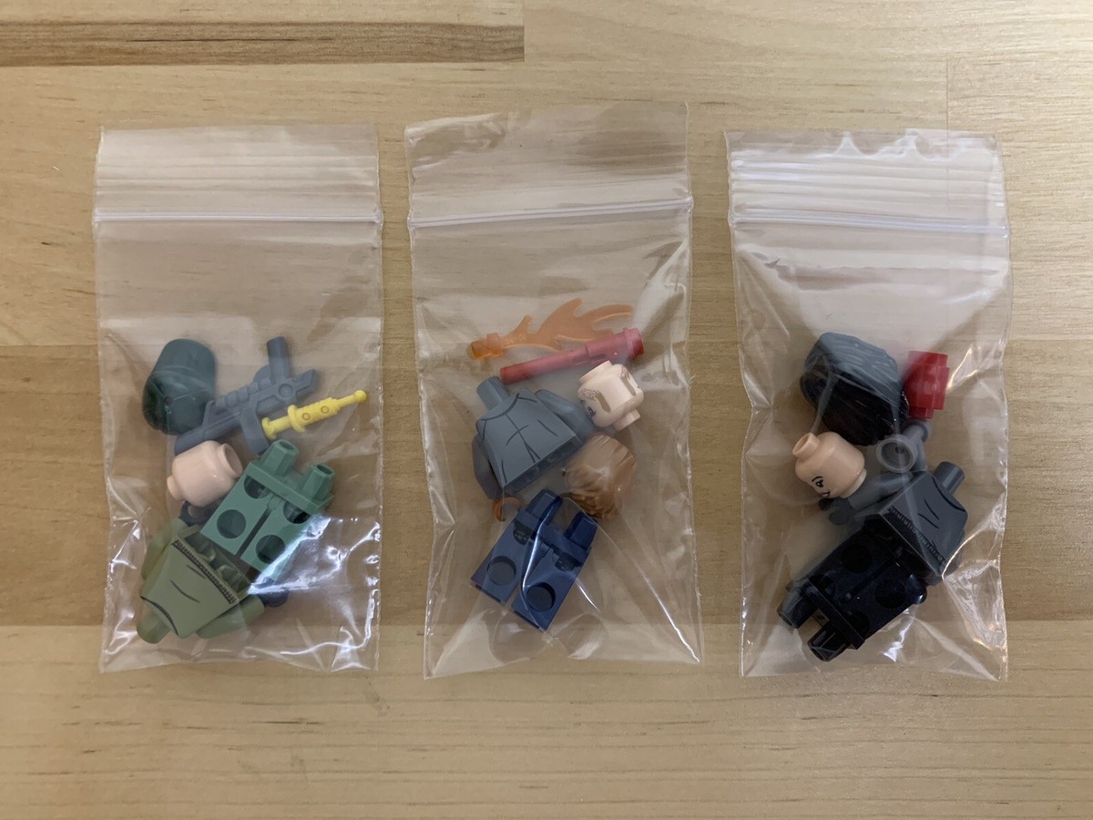 All 3 minifigures from LEGO 76944 T. rex Dinosaur Breakout: Owen
