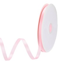 3/8" 65 Yard Double Faced Solid Satin Ribbon Polyester Fabric Dark Pink