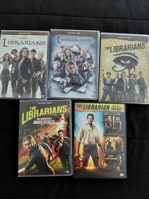 The Librarians: the Complete Series (DVD) Season 1,2,3,4 Plus Movie TRILOGY SET