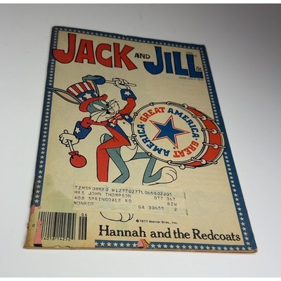 Jack and Jill Magazine June/July 1977 Bugs Bunny Cover Patriotic Theme