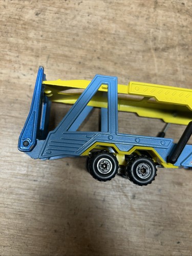 Majorette Trans Auto Car Transporter Semi Truck Trailer 1/60 Made in France - Picture 3 of 10