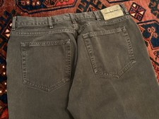 VTG Calvin Klein Jeans Men 36x32 Brown Denim Pants Trousers USA Made Taper 1990s