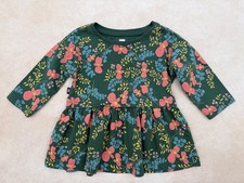 TEA Collection Green Floral Knit Dress Size 3-6 Months