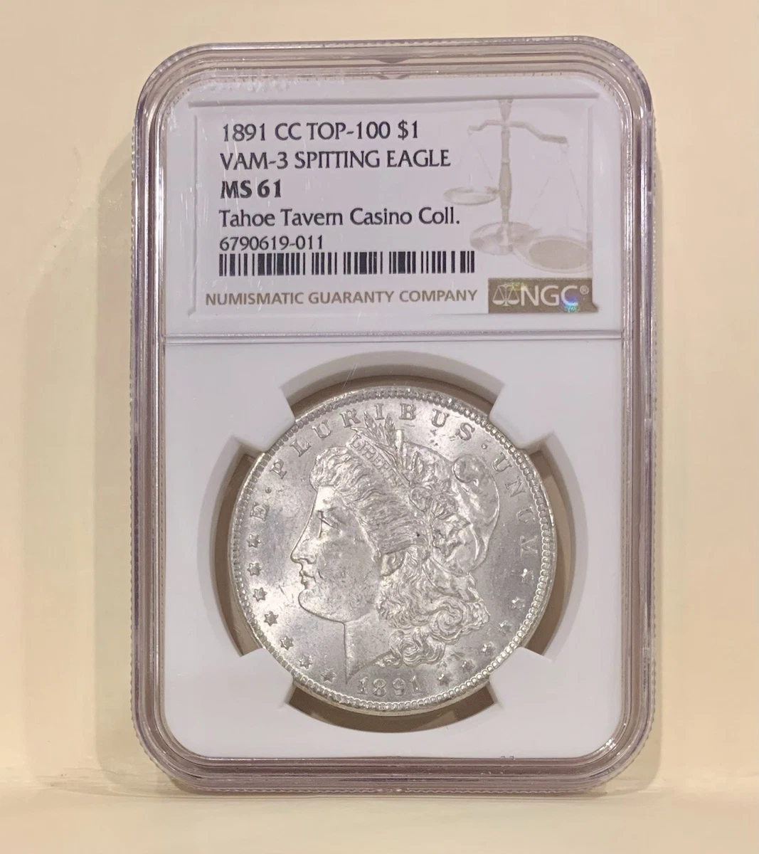 MS 61 Graded 1891 Year Morgan US Dollars (1878-1921) for sale | eBay