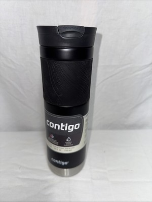 Contigo Byron 2.0 Stainless Steel Travel Mug with SNAPSEAL Lid and Grip in Black