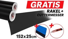 152x25cm Sonnenkeil+Montagematerial  Scheibenkeil Blendestreifen Glanz oder Matt