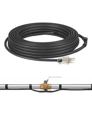 DEWENWILS 30FT 120V Pipe Heat Tape Cable for Water Pipes -40 F Thermostat