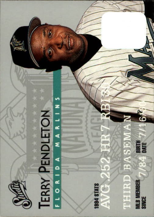 1995 Studio #125 Terry Pendleton - BB