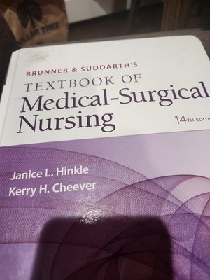 Brunner & Suddarth's Textbook of Medical-Surgical Nursing - Hardcover - GOOD