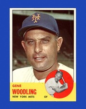 1963 Topps Set-Break #342 Gene Woodling EX-EXMINT *GMCARDS*