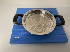 AMC Grillpfanne 0,8 L - Griddle - 20cm - Original AMC - Edelstahl - TOP Zustand