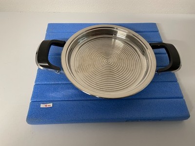 AMC Grillpfanne 0,8 L - Griddle - 20cm - Original AMC - Edelstahl - TOP Zustand