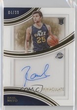2015-16 Panini Immaculate Shadowbox Signatures 4/99 Raul Neto #SS-RN Auto 1u6