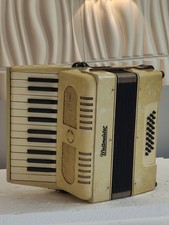  Piano accordion akkordeon WELTMEISTER 24 bass-DEFECTIVE,FOR REPAIR
