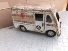 VINTAGE TONKA 1950’s RESCUE SQUAD METRO VAN early version restore