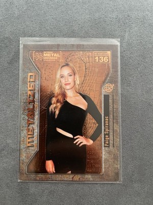 2021 Upper Deck Skybox Metal Universe Paige Spiranac Metalized Cooper #136